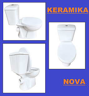 Унітаз з бачком Keramika Nova C637 (сидіння з мікроліфтом)