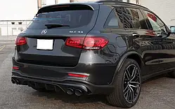 Задній дифузор з насадками (Дизайн AMG43) для Mercedes GLC X253