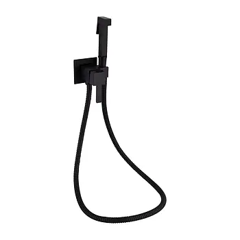Набір для гігієнічного душу Inspai-Varius прямокутний QT259710842859NB Black Matt Qtap