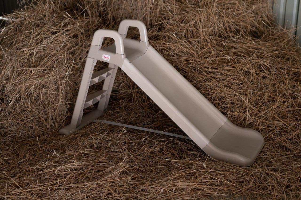 Гірка дитяча пластикова Doloni 140 см (Бежева), фото 1