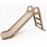 Гірка дитяча пластикова Doloni 140 см (Бежева), фото 4