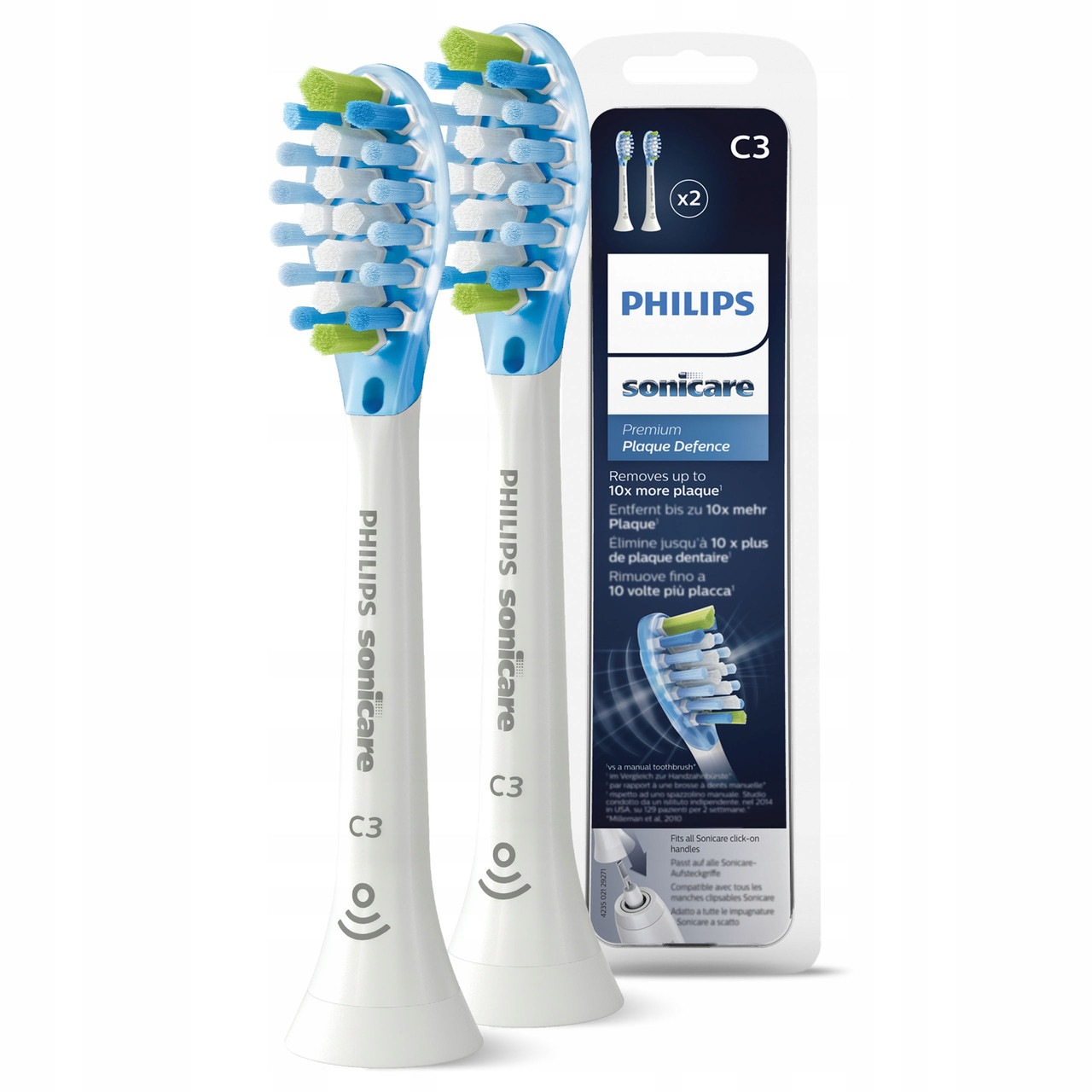 Насадки для зубної щітки Philips Sonicare C3 Plaque Defence HX9042/17