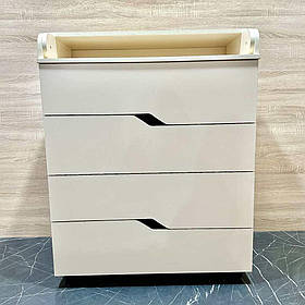 Дитячий комод з пеленатором 102х80х43 см Ромб Babyroom слонова кістка (ivory)