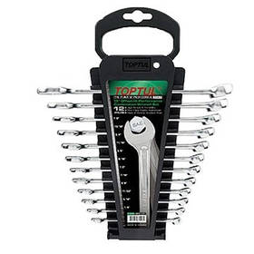 Набір ключів комбінованих на холдере 12 шт. дюймовий 1/4"-7/8" GBAC1201