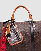 💎 LV Keepall Bandouliere Bag Limited Edition Patchwork Monogram Canvas 50 х 28 х 22 см, фото 3