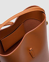 💎 Saint Laurent Medium Le 37 Shiny Leather Bucket Bag Brown 15 х 20 х 13 см, фото 3