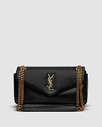 💎 Saint Laurent Calypso In Plunged Lambskin Black 25 х 14 х 7 см