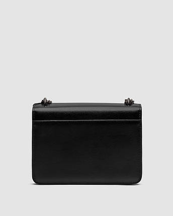 💎 Yves Saint Laurent Medium Sunset in Smooth Leather Black/Silver 22 x 16 x 7 см, фото 2