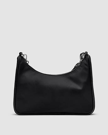 💎 Prada Re-Nylon Black 24 х 12 х 5 см, фото 2