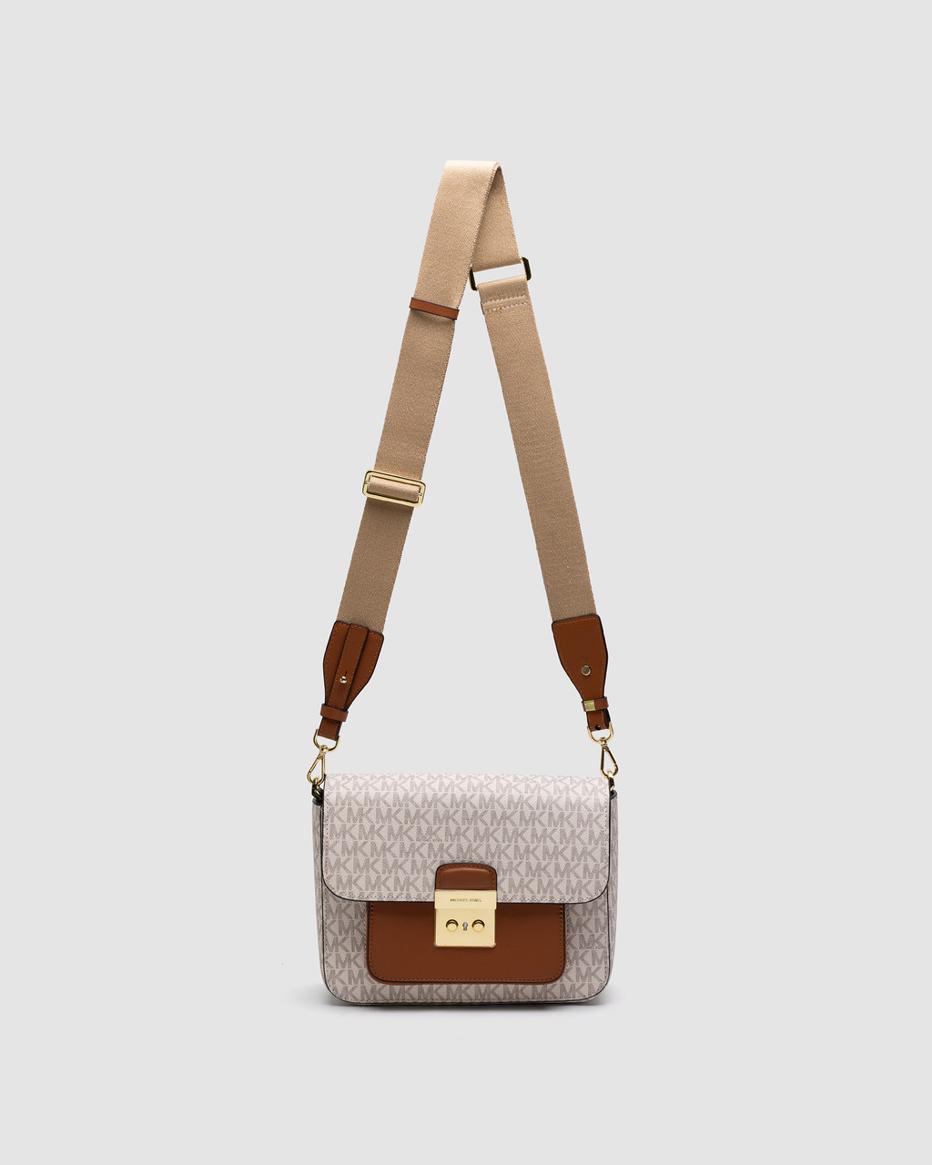 💎 Michael Kors Sloan Editor Medium Bag Cream 23 x 18 x 8 см