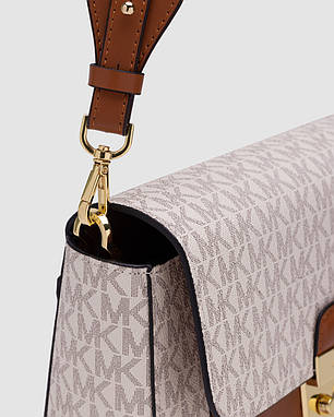 💎 Michael Kors Sloan Editor Medium Bag Cream 23 x 18 x 8 см, фото 2