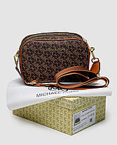 💎 Michael Kors Camera Bag Brown 21 x 14 x 8.5 см, фото 4