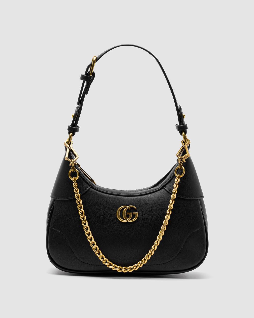 💎 Gucci Aphrodite Small Shoulder Bag Black 25 x 13 x 7 см
