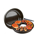 Сковорода гриль-газ Edenberg 33 см EB-3410 з емальованим покриттям, фото 2
