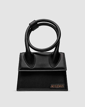 💎 Jacquemus Le Chiquito Noeud Bag Black 18 х 14 х 7.5 см, фото 1
