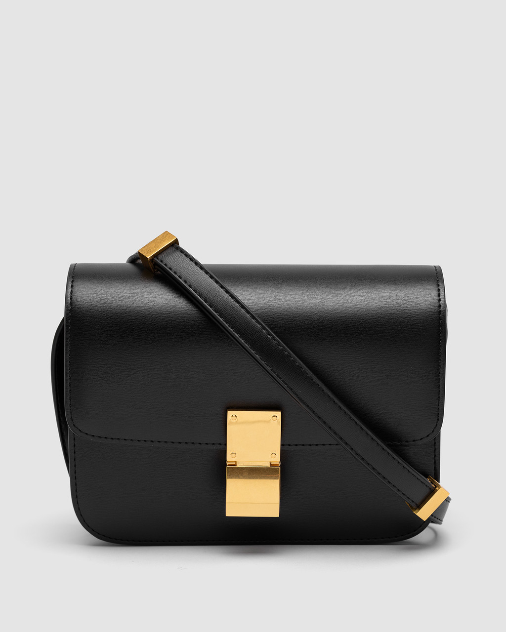 💎 Celine Classic Box Medium Black/Gold 21 х 15 х 6 см