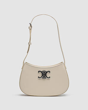 💎 Celine Medium Tilly Bag in Shiny Calfskin Cream 22 х 14 х 4.5 см, фото 1