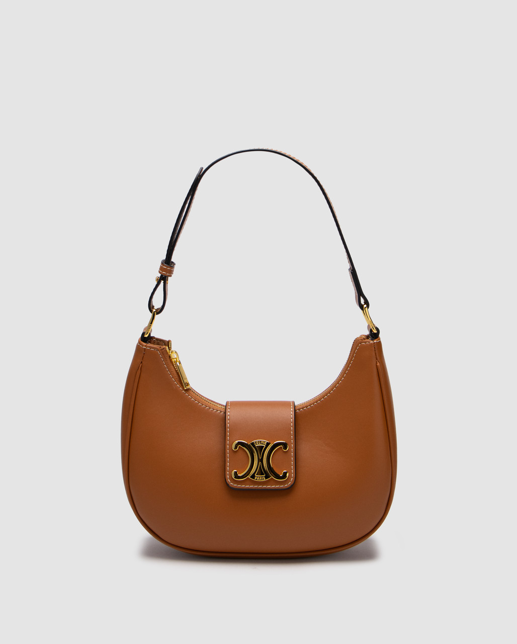💎 Celine Medium Ava Triomphe Bag in Smooth Calfskin Tan 24 х 14 х 7 см