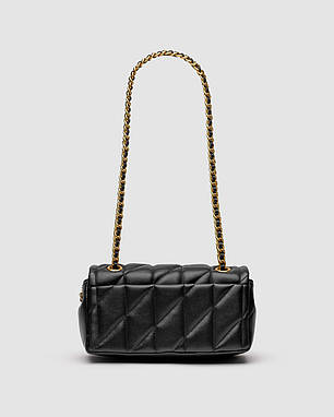 💎 Coach Tabby Shoulder Bag 20 With Quilting Black/Gold 20 х 11 х 6.5 см, фото 2