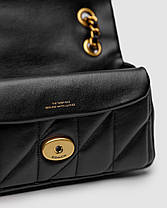💎 Coach Tabby Shoulder Bag 20 With Quilting Black/Gold 20 х 11 х 6.5 см, фото 3