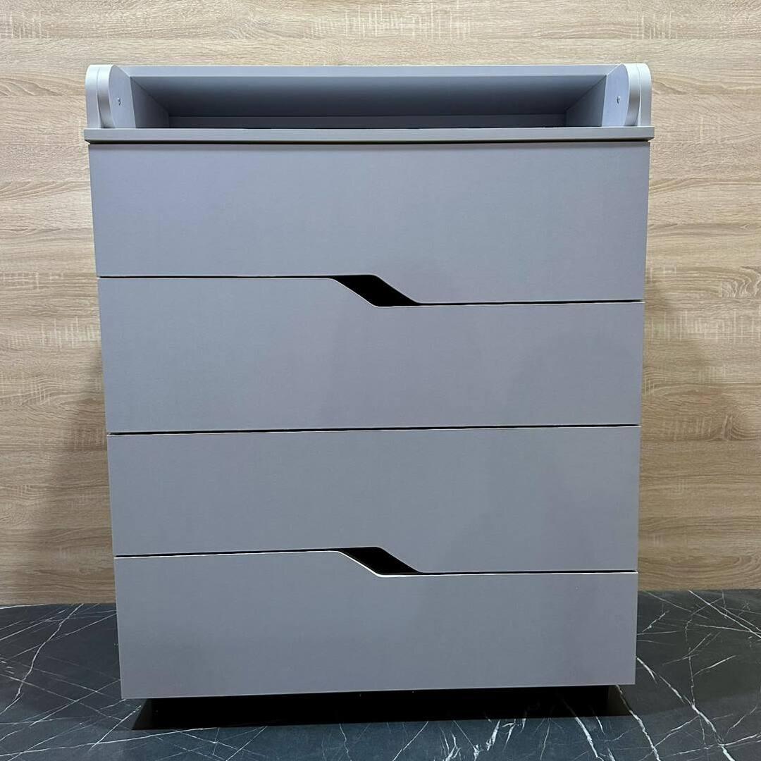 Дитячий комод з пеленатором 102х80х43 см Ромб Babyroom сірий, фото 1