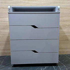 Дитячий комод з пеленатором 102х80х43 см Ромб Babyroom сірий