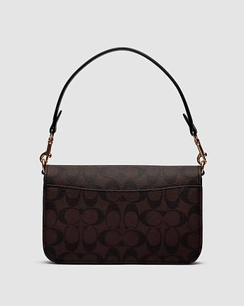 💎 Coach Brynn Flap Crossbody In Signature Canvas Brown 23 x 13 x 6.5 см, фото 2