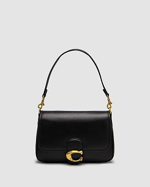 💎 Coach Soft Tabby Calf Leather Shoulder Bag 25 х 17 х 7 см, фото 1