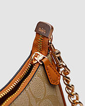 💎 Coach Teri Caramel Shoulder Bag In Signature Canvas 24.5 x 14 x 6 см, фото 3