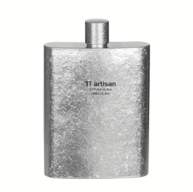 Фляга титанова Ti artisan 100 мл + воронка + чохол