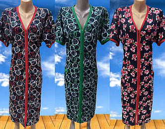 Халат жіночий трикотаж великих розмірів