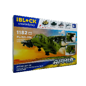Конструктор Iblock Армія «Літак АН-70» 1182 деталі PL-921-394