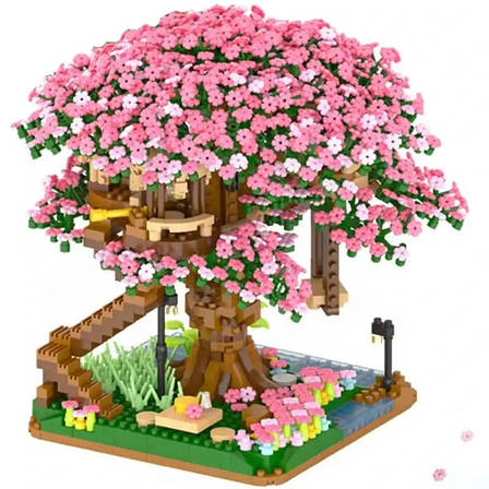 Конструктор Cherry Blossoms "Вишневе дерево Бонсай" на 2008 деталей, фото 1