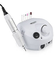 Фрезер для манікюру BUCOS Nail Drill ZS-601 PRO, 45 Вт та 35 000 об. (+6 фрез у подарунок) WHITE, білий