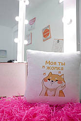 Подушки плюшеві 14 ФЕВРАЛЯ (НаЛОЖКА)