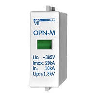 Картридж змінний OPN-M 10kA Novatek Electro обмежувач перенапруги 1 модуль 380 В; In: 10kA , новатек узип