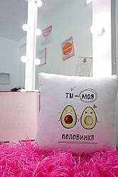 Подушки плюшеві 14 ФЕВРАЛЯ (НаЛОЖКА)