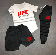 (П) Футболка + шорти + штани UFC