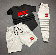 (П) Футболка + шорти + штани UFC