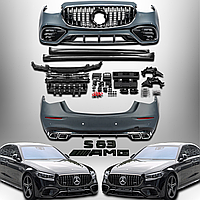 Автомобільний машинний обвіс тюнінг комплект рестайлінгу AMG S63 для Мерседес S-класу W223 | Mercedes S-сlass W223