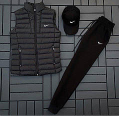 (п) Комплект із жилеткою Nike (жилетка + кнопка + штани)