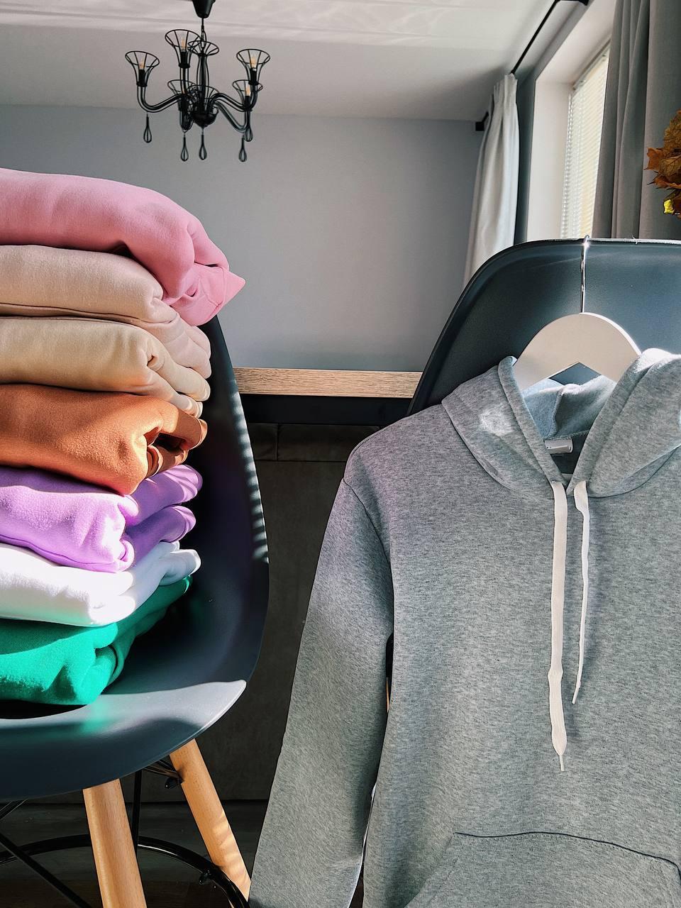 Фліс Худі Сіре Baza