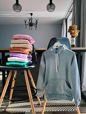 Фліс Худі Сіре Baza, фото 2