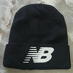 Шапка New Balance чорна