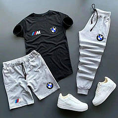 (П) Футболка + шорти + штани BMW