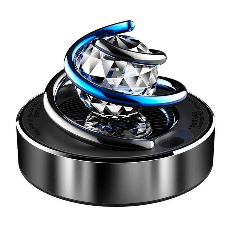 Ароматизатор в автомобіль на сонячних батареях Кристал, метал, фото 1