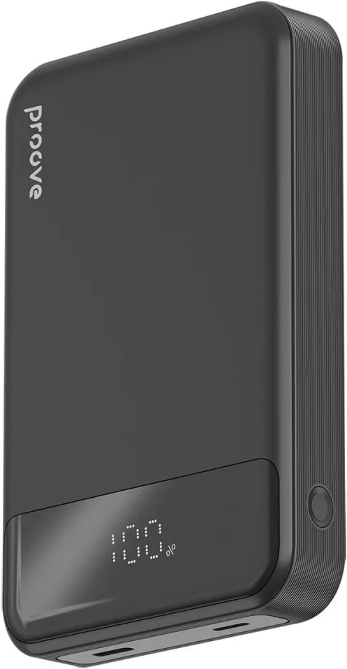 Портативний акумулятор Proove Hoodman Magnetic 20 W 10000 mAh black (PBH120010001), фото 1