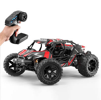 Машинка на радіокеруванні позашляховик джип 1:10 повний привід версія 70 км/год Червоний