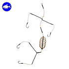 Рибальська снасть «Два коромисла» (Кормушка «Пустишка велика» 6 см)