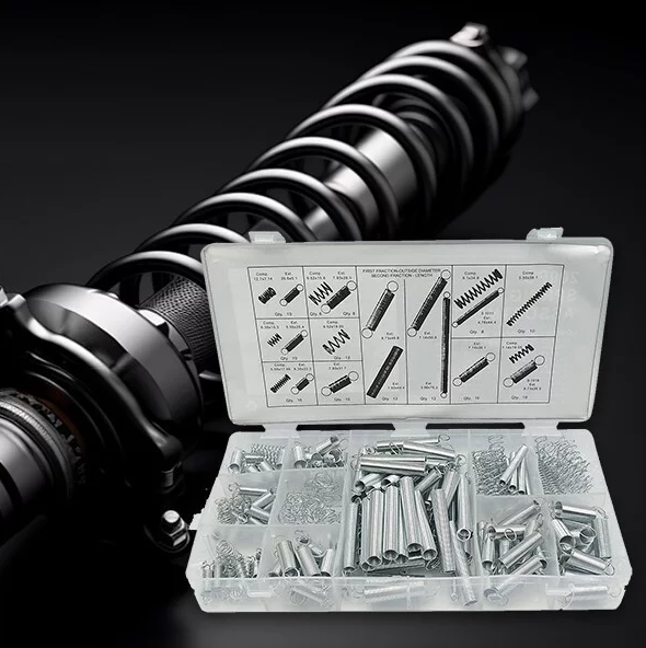 Набір пружин з різною жорсткістю 200 штук, різних діаметрів 0.5 - 0.95 см, фото 1